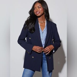 VICI navy blue pocketed blazer, size xsmall